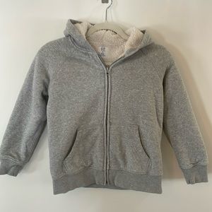 Boys warm Sherpa hoodie